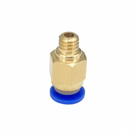 PC4 M6 PC4 M5 Pneumatic Fitting Push In Quick Connector For 3d Printer