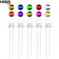 Clear LEDs 3mm​ 10-pack