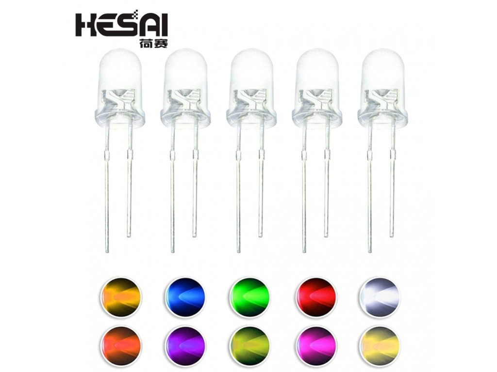 LED 5MM Blue 10 pack