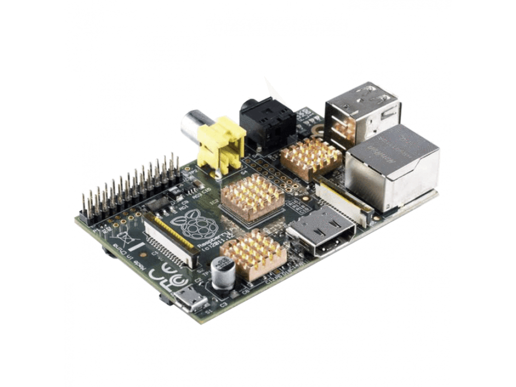 Set of 3 copper heatsinks for Raspberry