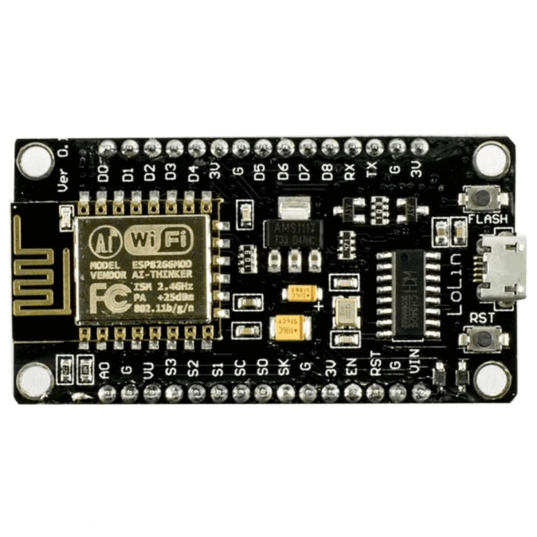 Esp8266 nodemcu v3 lolin схема