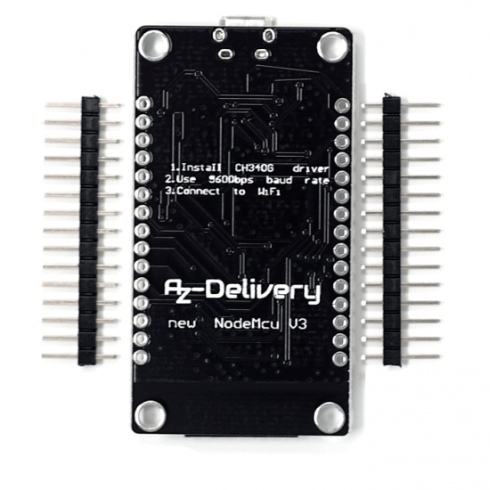 NodeMCU Lua Lolin V3 module with ESP8266 12E (unsoldered) NodeMCU Lua Lolin V3 module with ESP8266 12E (unsoldered)