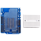 Prototyping Shield for Arduino Uno R3 including the Breadboard