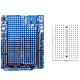 Prototyping Shield for Arduino Uno R3 including the Breadboard