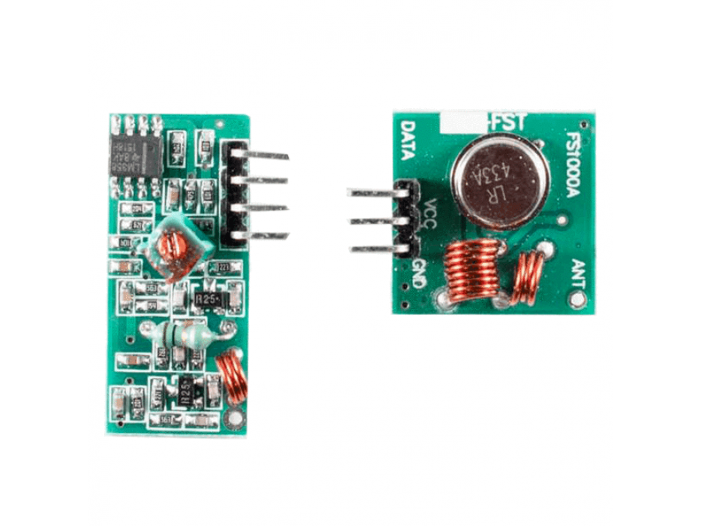 433 MHz wireless Transmitter module and receiver module, (1 Set)