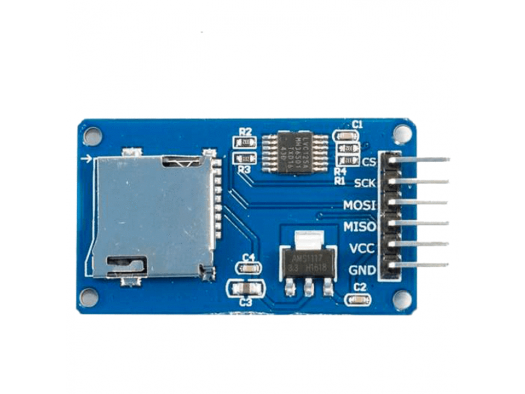 Spi sd card reader makershop ie