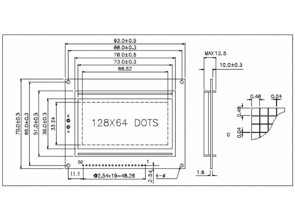 HD44780 128x64 LCD Display