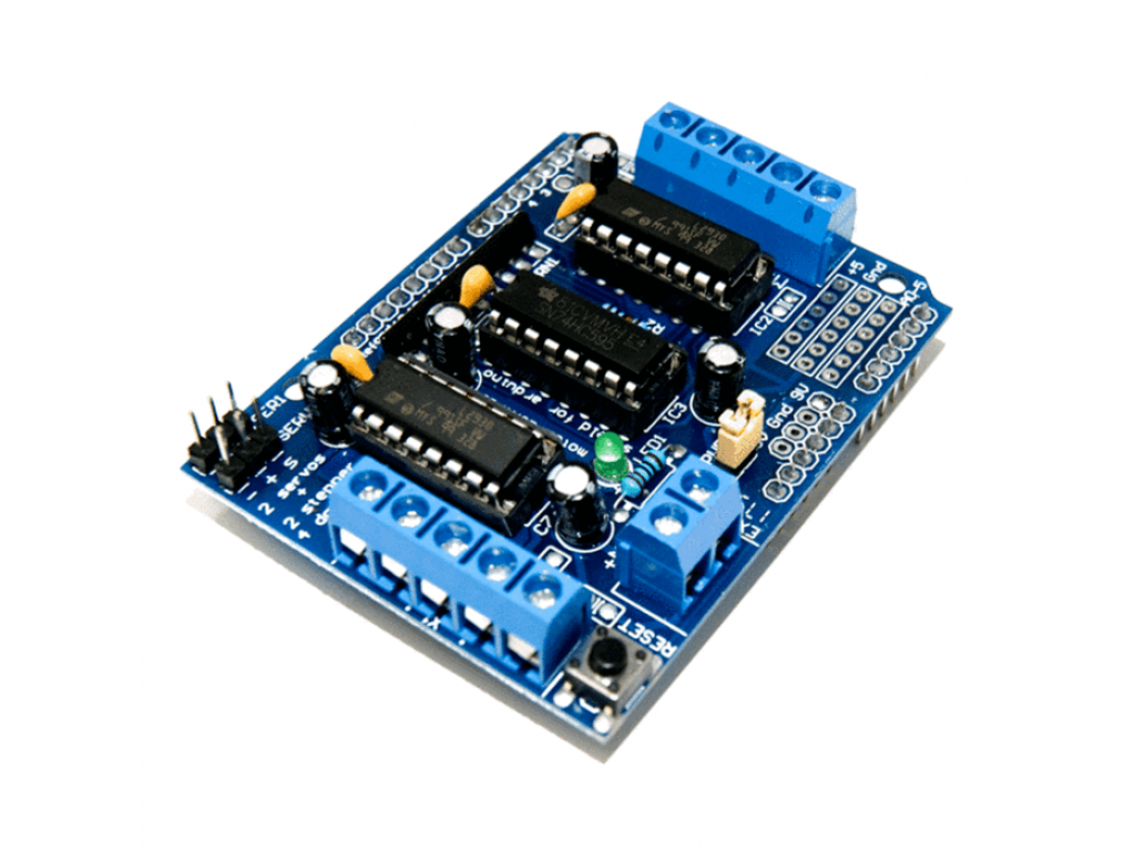 4-channel L293D motor driver Shield stepper motor driver