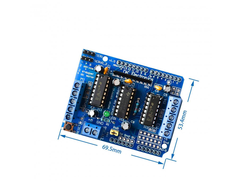 4-channel L293D motor driver Shield stepper motor driver