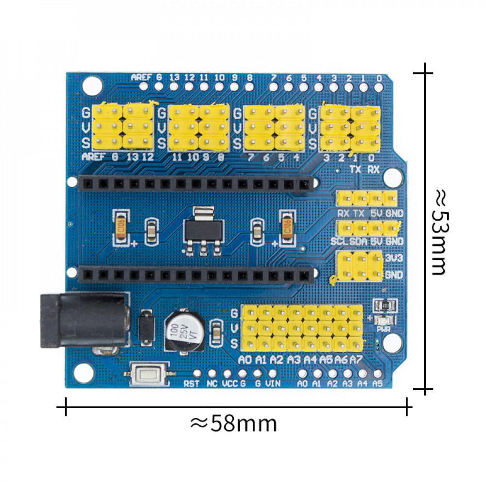 Arduino Nano Expansion Board Micro Sensor Shield v3.0 I/O Uno R3 leonardo