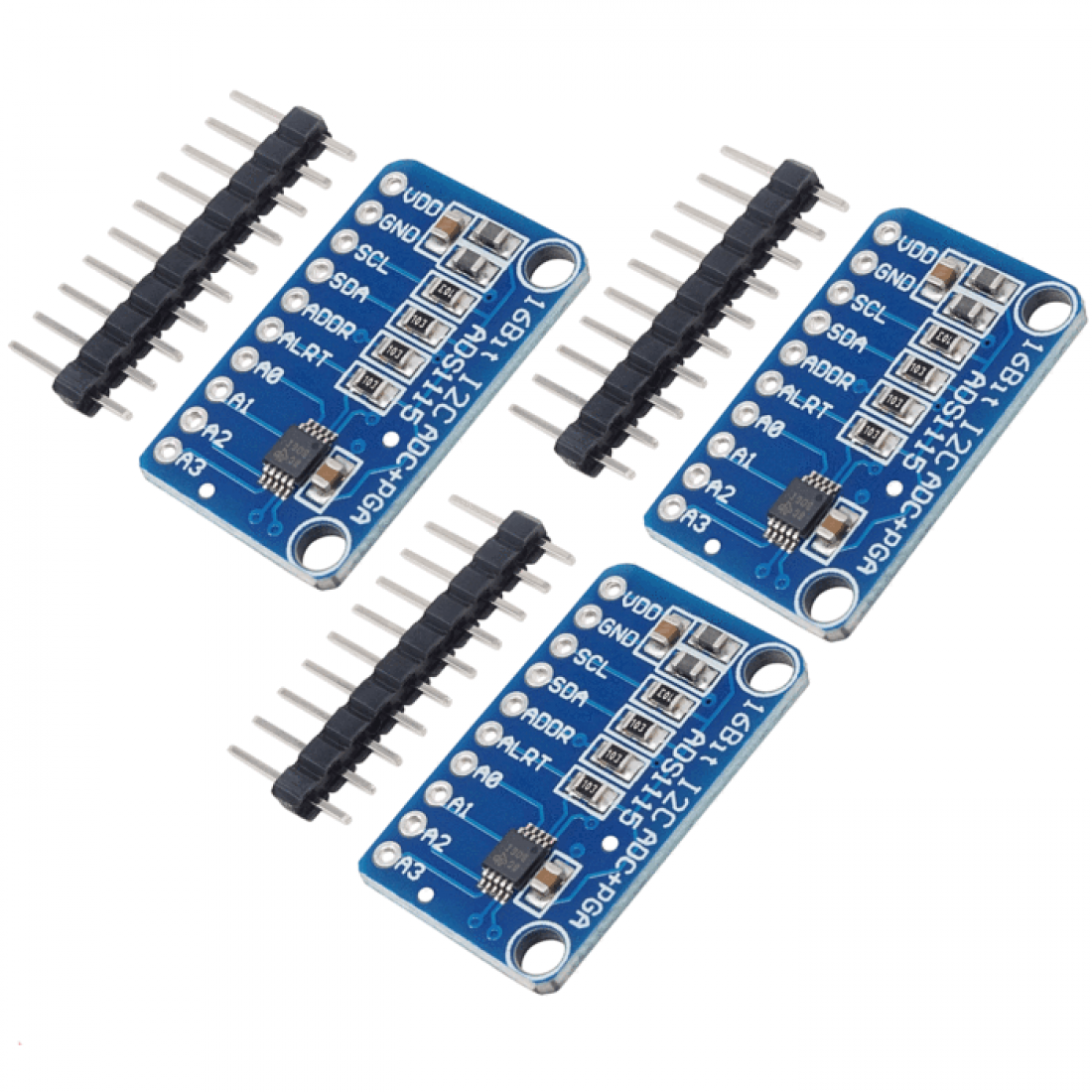 Analog - Digital converter ADS1115 with I2C-Interface