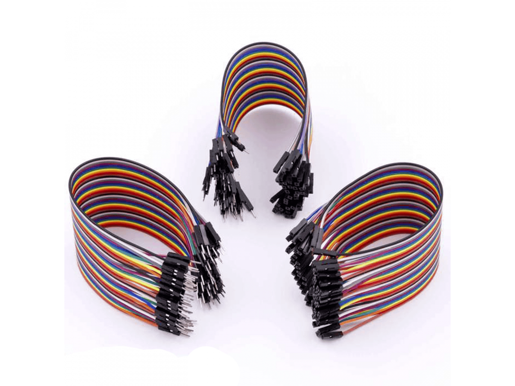 Set of 3, 40 PCs. Jumper Wire m2m/f2m/f2f