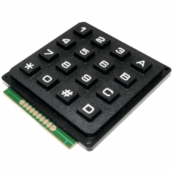 4x4 Matrix Numeric Keypad 4x4 Matrix Numeric Keypad