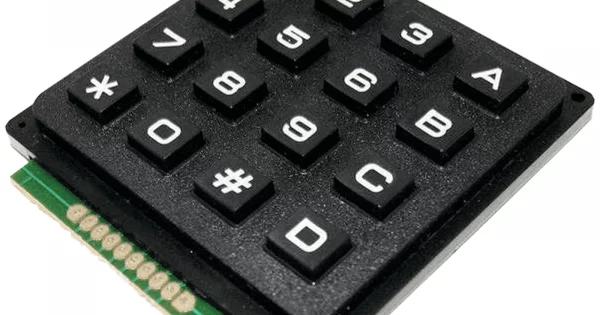 4x4 Matrix Numeric Keypad