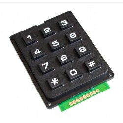 3x4 Matrix Numeric Keypad 3x4 Matrix Numeric Keypad