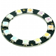 RGB LED Ring WS2812b 12 RGB LEDs 5V 50mm