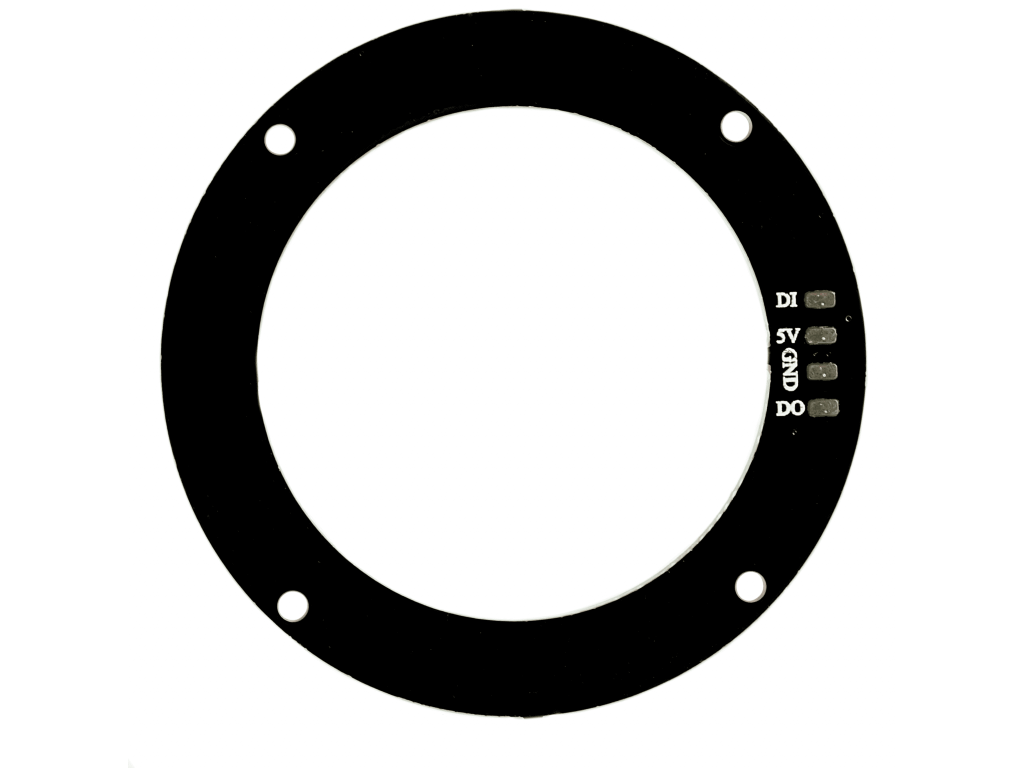 RGB LED Ring WS2812b 12 RGB LEDs 5V 50mm