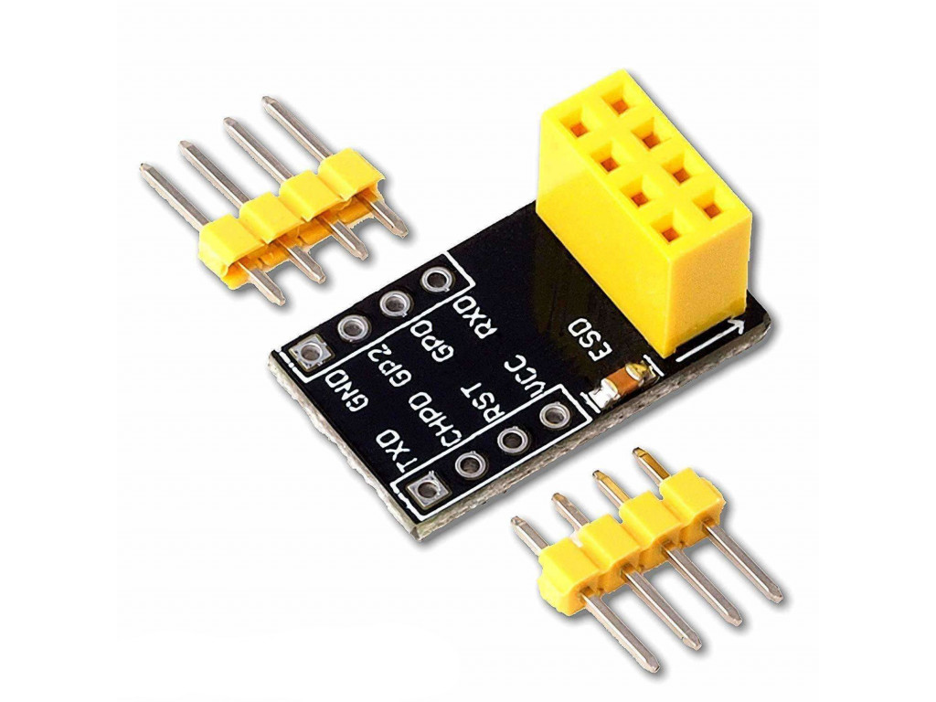 Breadboard adapter for ESP8266-01