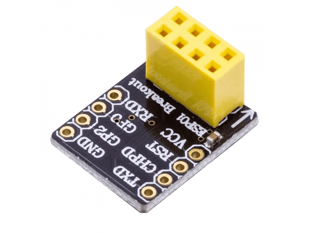 Breadboard adapter for ESP8266-01