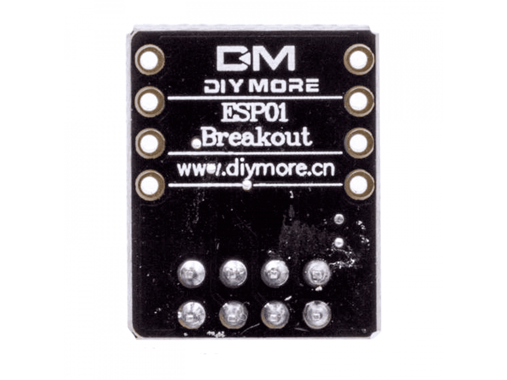Breadboard adapter for ESP8266-01