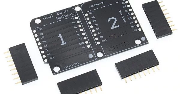 Dual Base Shield for D1 Mini