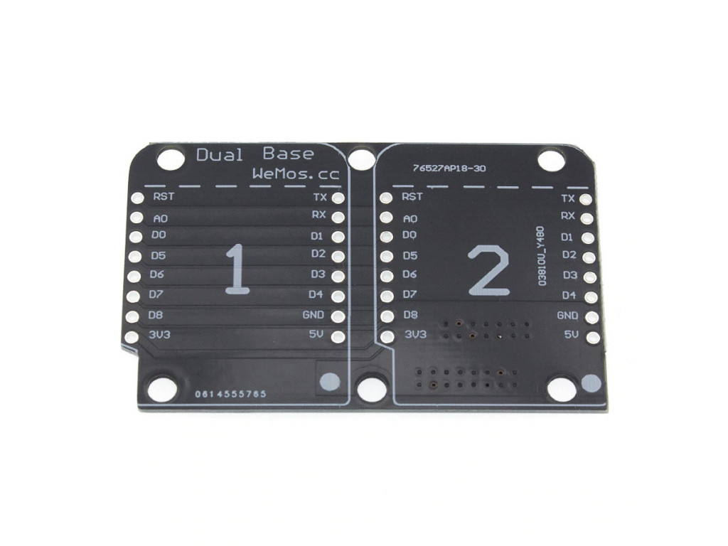 Dual Base Shield for D1 Mini