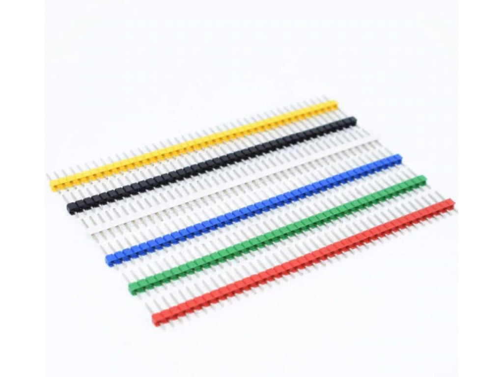 40 Pin 1x40 Single Row Male 2.54 Breakable Pin Header Connector Strip
