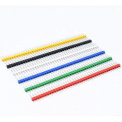 40 Pin 1x40 Single Row Male 2.54 Breakable Pin Header Connector Strip  40 Pin 1x40 Single Row Male 2.54 Breakable Pin Header Connector Strip