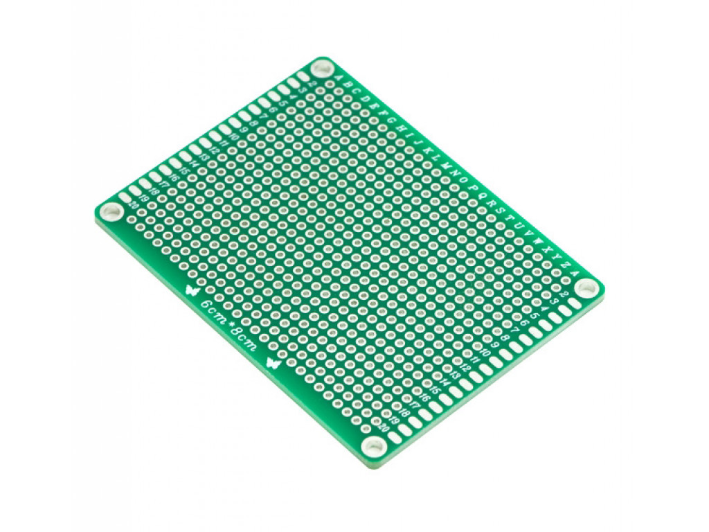 Universal PCB 6x8cm DoubleSided