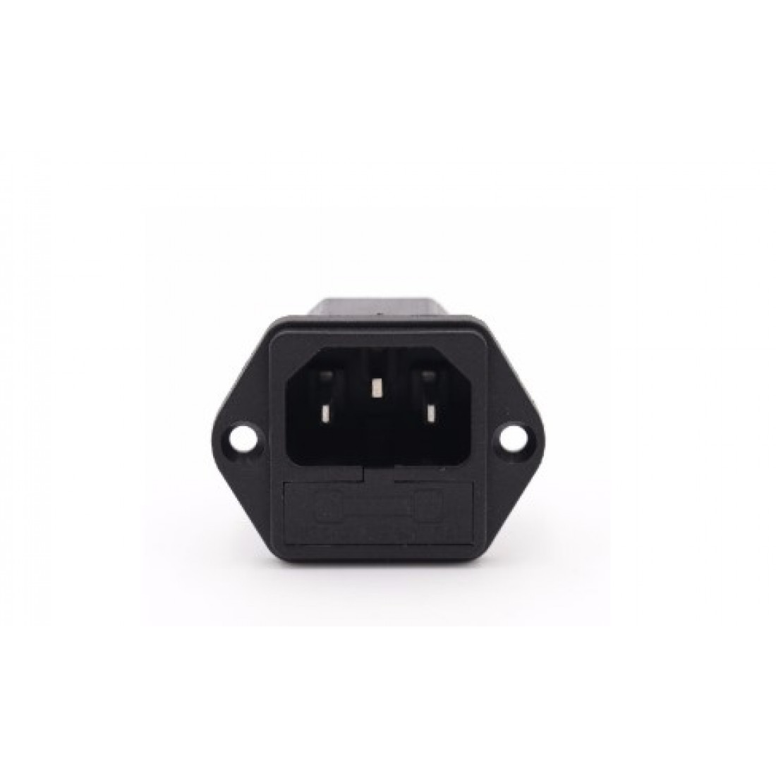 AC-02 3 PIN IEC320 C14 Male Power Cord Inlet AC Power Socket Receptacle Connector With Fuse Holder Interface 250v 10a I.56540719