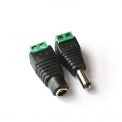 DC 5.5x2.1 screw terminal plug socket pair DC 5.5x2.1 screw terminal plug socket pair