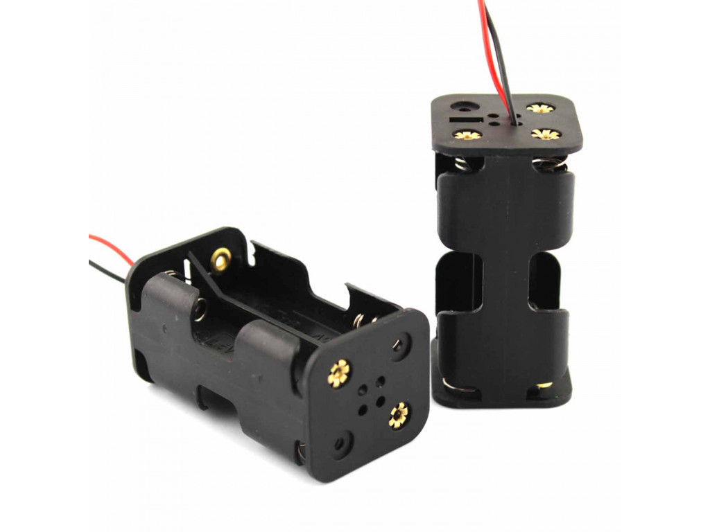 4 x AA square Battery Holder