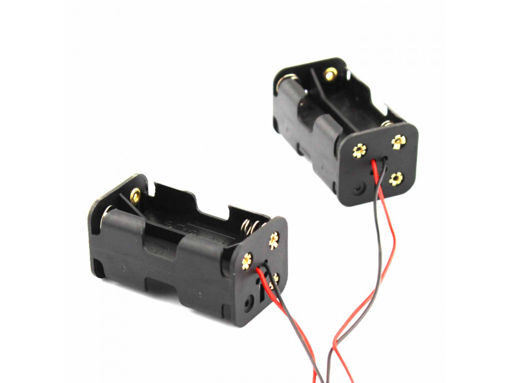 4 x AA square Battery Holder
