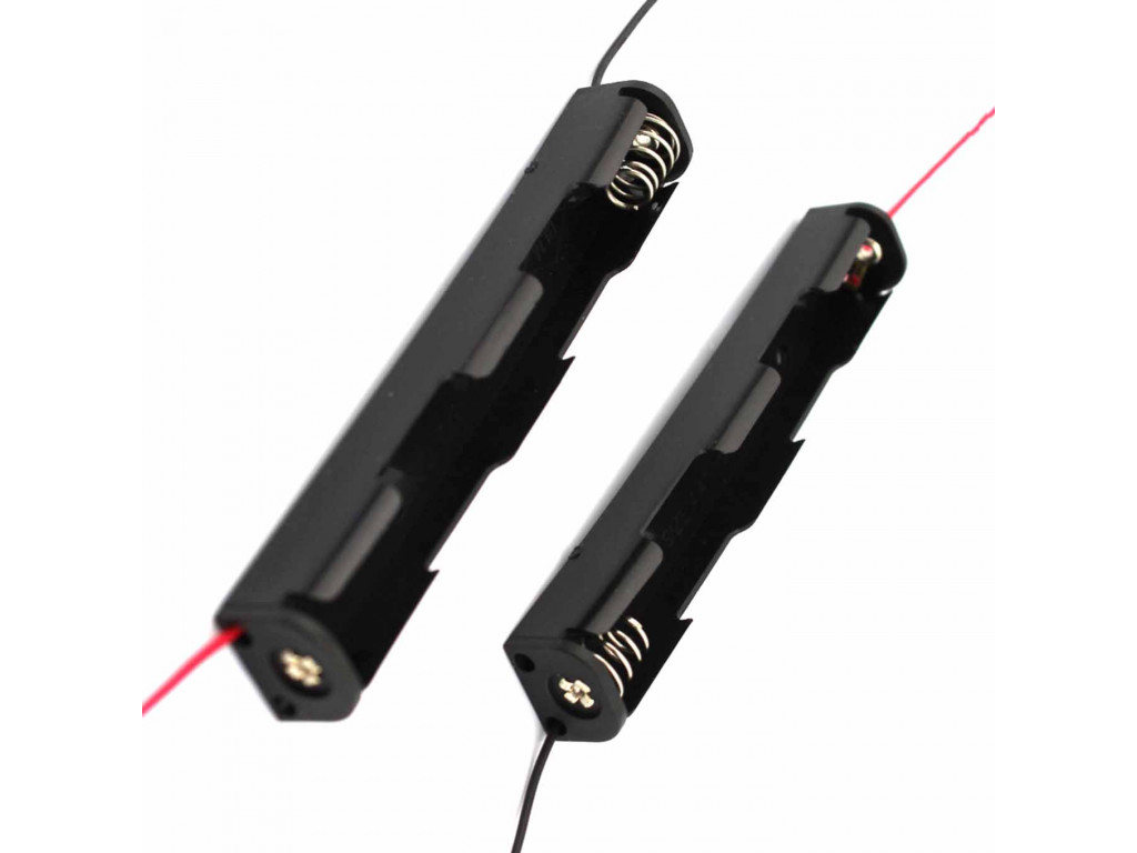Long Strip 2xAA Battery Box