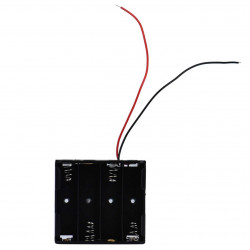 4 x AA Battery holder flat