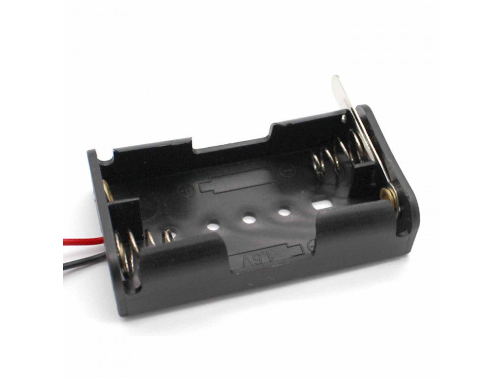 2xAA Battery Box with knife