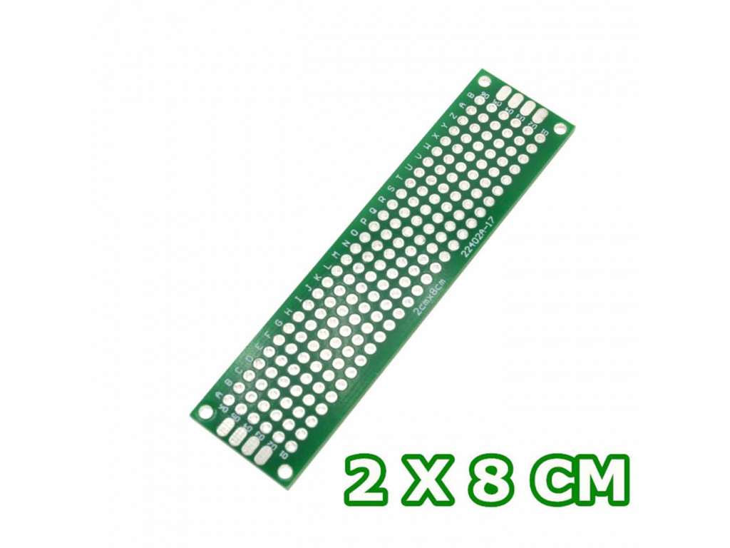 Universal PCB 2x8cm DoubleSided
