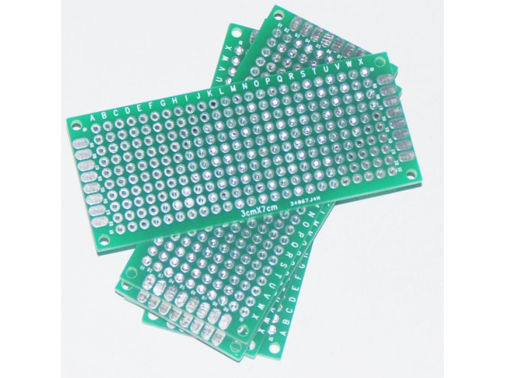 Universal PCB 3x7cm DoubleSided