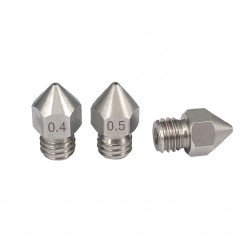 MK-8 Nozzle for Creality printers 0.2, 03, 0.4, 0.6, 0.8 and 1mm MK-8 Nozzle for Creality printers 0.2, 03, 0.4, 0.6, 0.8 and 1mm