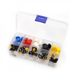 Tactile Push Button with Cap (box of 25pcs)