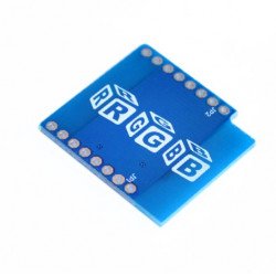WS2812B RGB SHIELD for D1 mini WS2812B RGB SHIELD for D1 mini