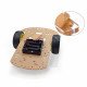 Smart Robot Car Chassis Kit - 2 wheels and a caster