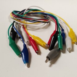 Crocodile wires 7 colors one of each Crocodile wires 7 colors one of each