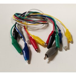 Crocodile wires 7 colors one of each Crocodile wires 7 colors one of each