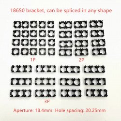 18650 LiPo battery pack bracket 1p/2p/3p 18650 LiPo battery pack bracket 1p/2p/3p