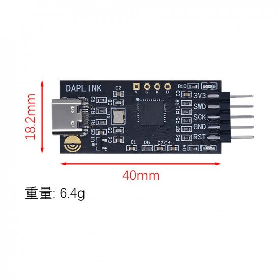 DAPLINK ARM Simulator STM32 Downloader TYPE-C 