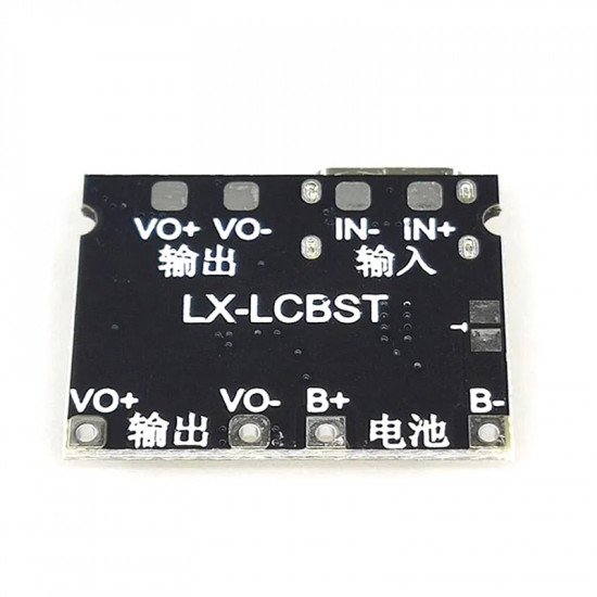 LX-LCBST TP4056 Li-ion Battery Charger plus DC-DC Step Up Boost Module