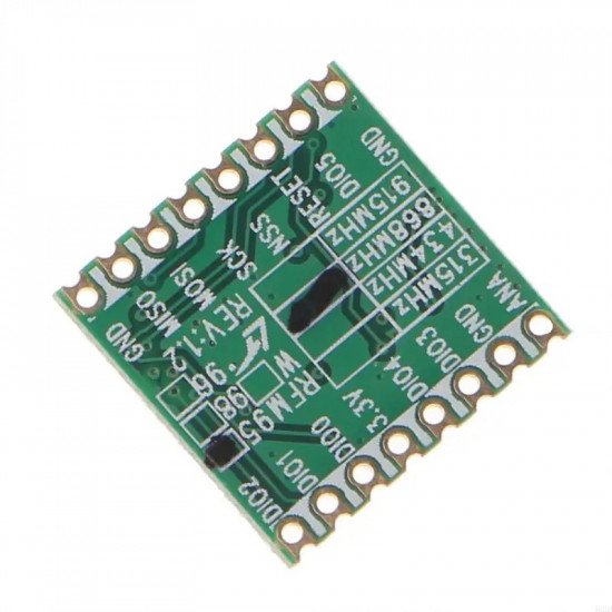 RFM95W/RFM96W/RFM98W LORA Wireless Transceiver Modules 433MHz 868MHz