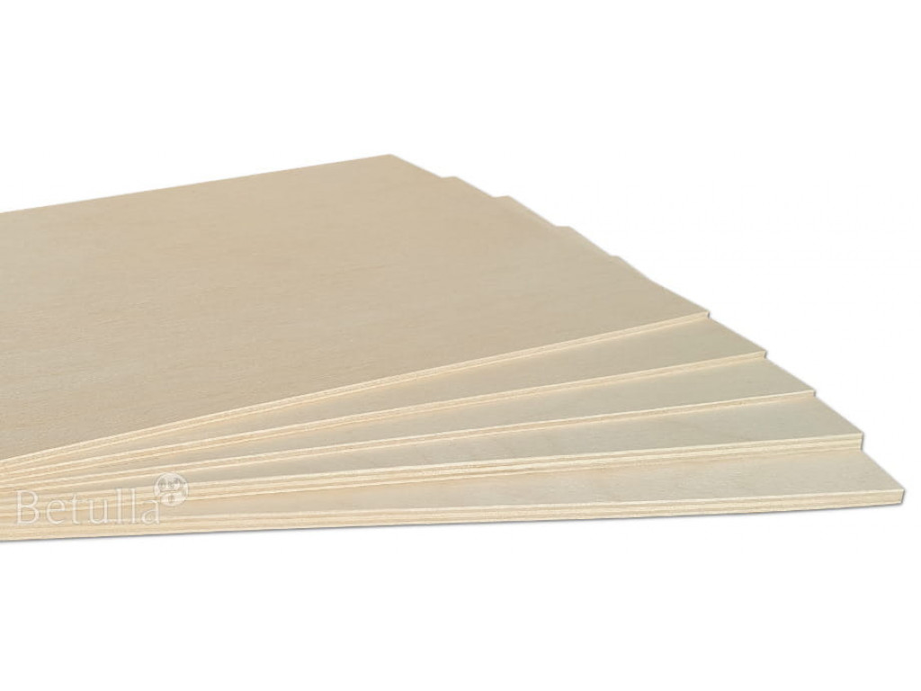 Birch plywood 6mm A4 for laser, pyrography, craft and model making
