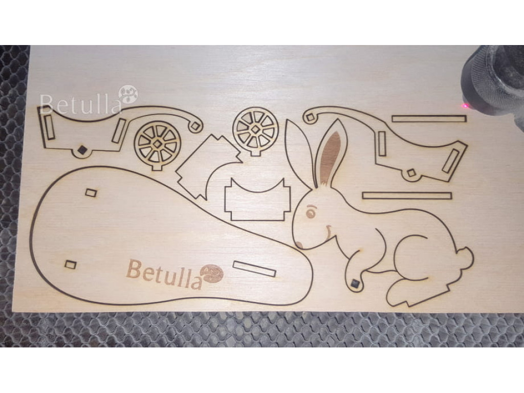 Birch plywood 6mm A4 for laser, pyrography, craft and model making